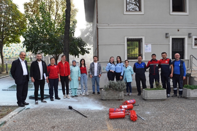Osmangazi Belediyesi personeli tatbikattan tam not aldı