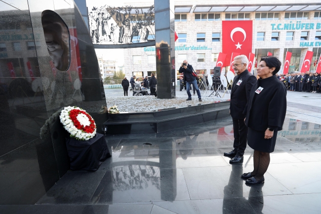 Atatürk vefatının 85. yılında Nilüfer'de özlemle anıldı