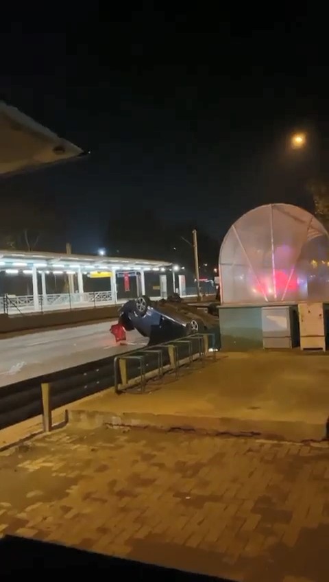 Bursa'da bindiği otomobil sonu oldu!