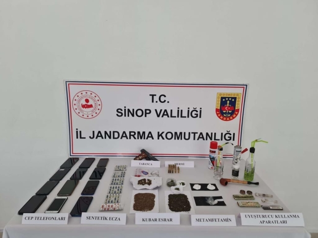 Sinop merkezli Narkogüç Operasyonu: 34 gözaltı