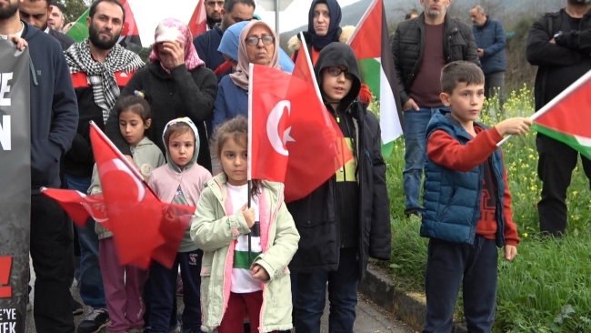 Gazze için Cargill önünde eylem yapıldı
