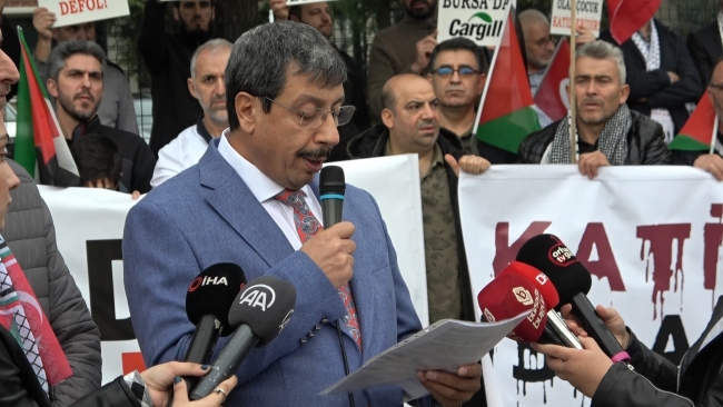 Gazze için Cargill önünde eylem yapıldı