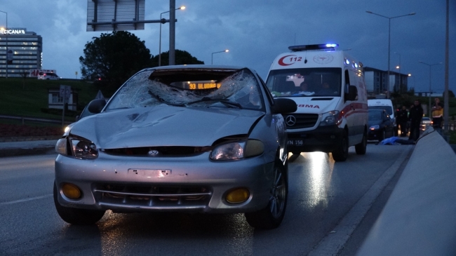 Bursa'da otomobilin çarptığı yaşlı adam can verdi!