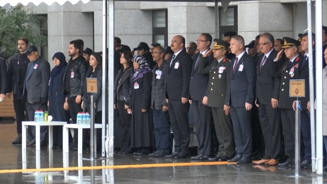Şehit polis için İstanbul'da tören düzenlendi