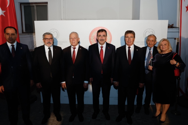 Cumhurbaşkanı Yardımcısı Yılmaz'dan KKTC'de önemli temaslar