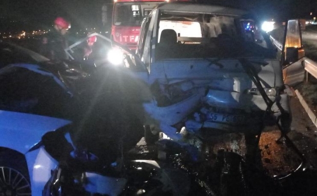 Samsun'da trafik kazası: 7 yaralı
