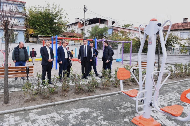 Harmancık'ın ilk parkı Osmangazi Belediyesi’nden