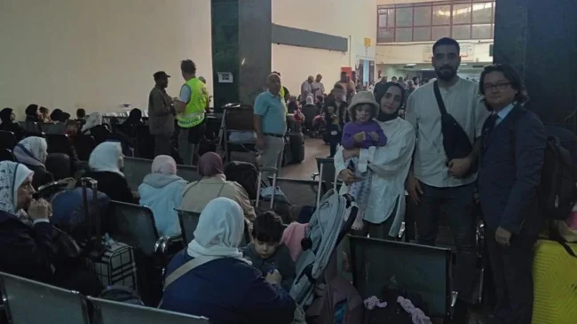 44 Türk vatandaşı Gazze'den tahliye edildi