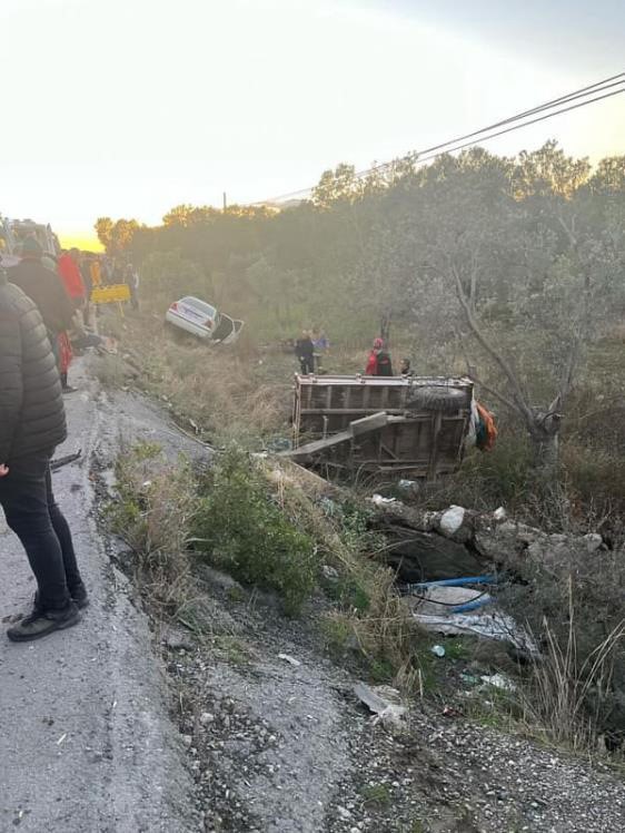Otomobil ile traktör çarpıştı: 1 ölü, 5 yaralı