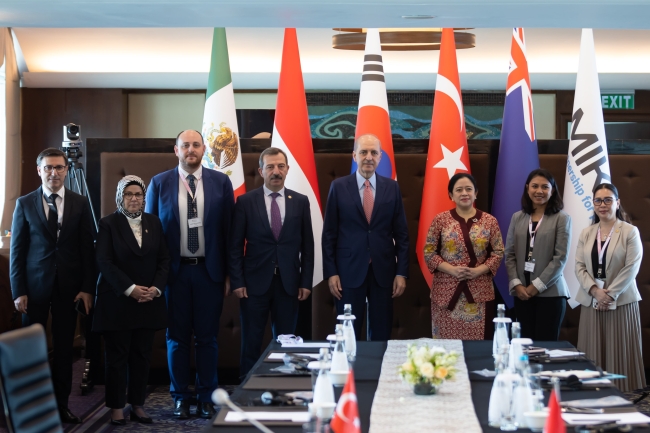 TBMM Başkanı Kurtulmuş'tan Endonezya'da önemli temaslar