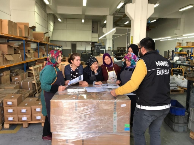 Bursa'da uyuşturucuyla mücadele eğitimi