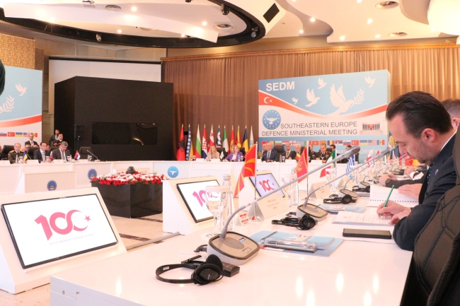 Güneydoğu Avrupa Savunma Bakanları Ankara'da