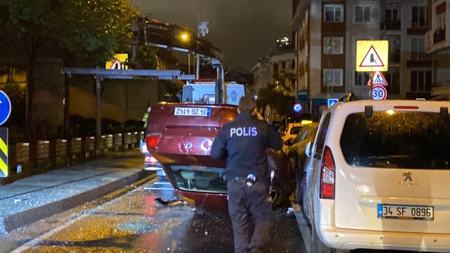 Uyarılara aldırış etmedi, takla attı!