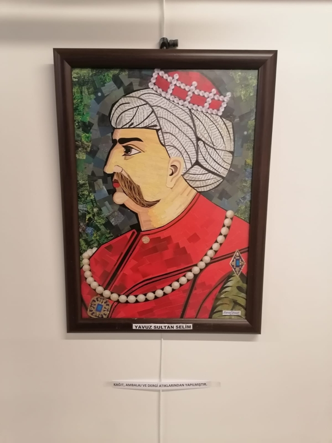 Bursa’da toplanan atıklar sanat eserine dönüştü