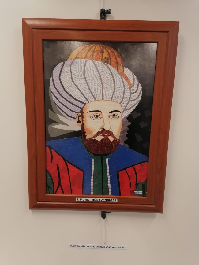 Bursa’da toplanan atıklar sanat eserine dönüştü