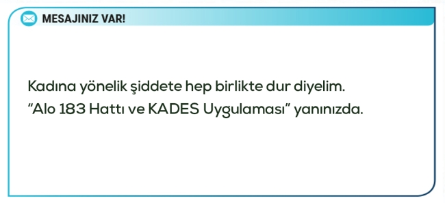 Faturalar, kadına şiddete karşı dur diyor!
