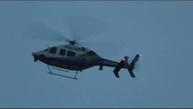 Bursa'da helikopter destekli operasyonda 98 kişi tutuklandı