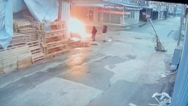 Bursa'da çaldıkları koltukları ateşe verip demirlerini çaldılar