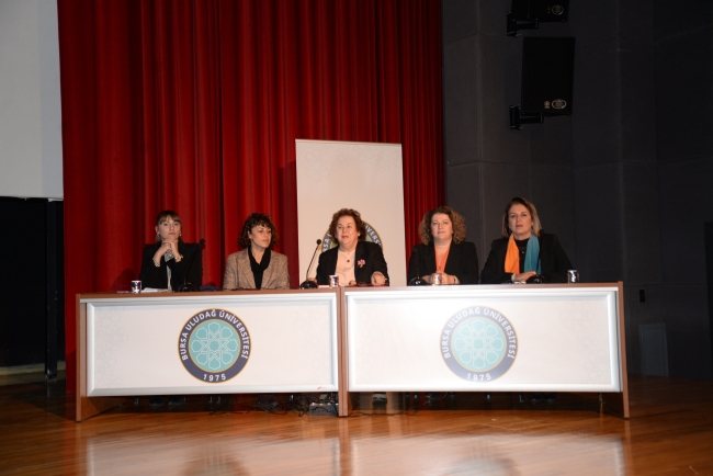 BUÜ'de 'Cumhuriyetin 100. Yılında Şiddete Karşı Ses Ol' konulu panel