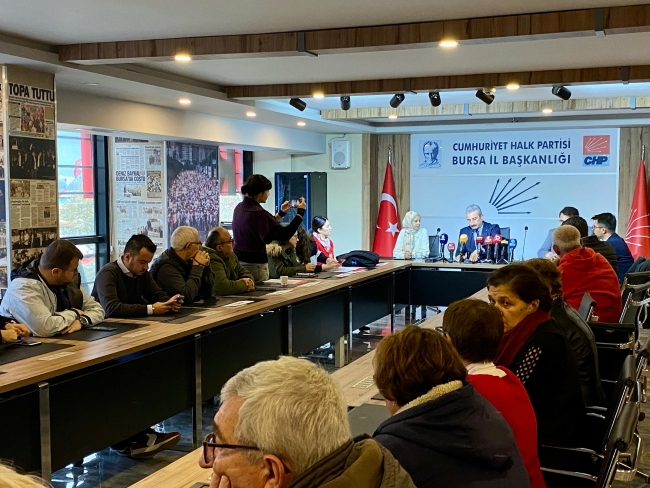 CHP Bursa: Yargı darbesine izin vermeyeceğiz