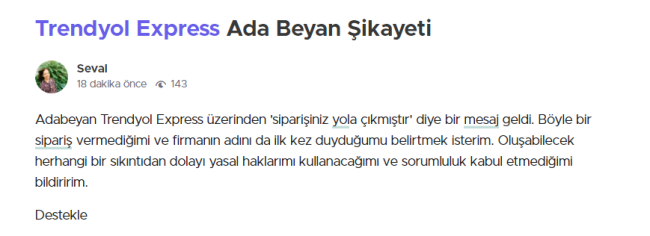 Bu mesaja dikkat! Adabeyan nedir?