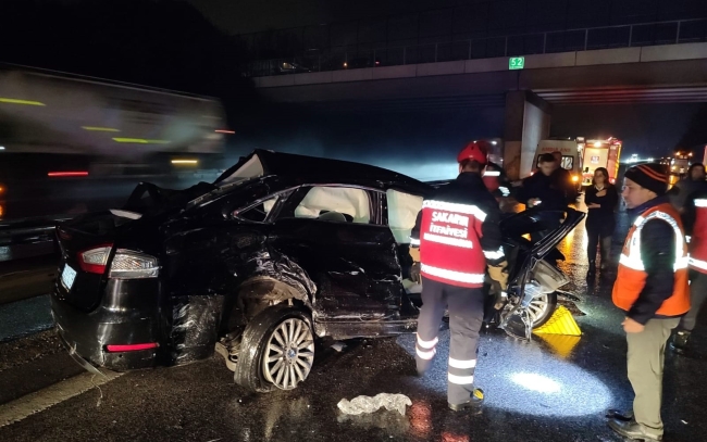 Anadolu Otoyolu’nda zincirleme kaza: 3 yaralı