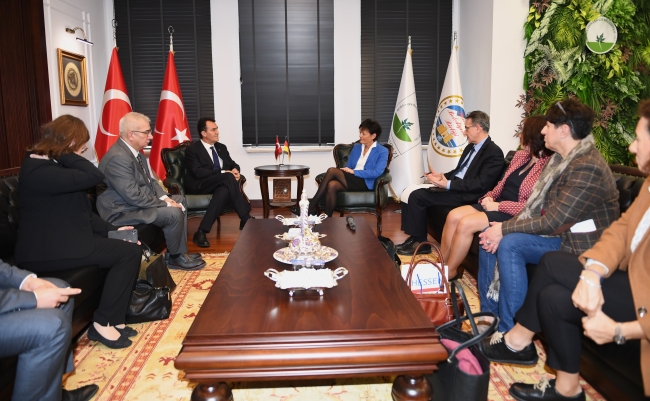 Alman Bakan’dan Başkan Dündar’a ziyaret