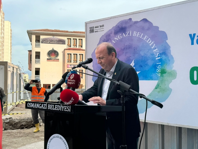 Osmangazi'de sivil mimarlık örneği