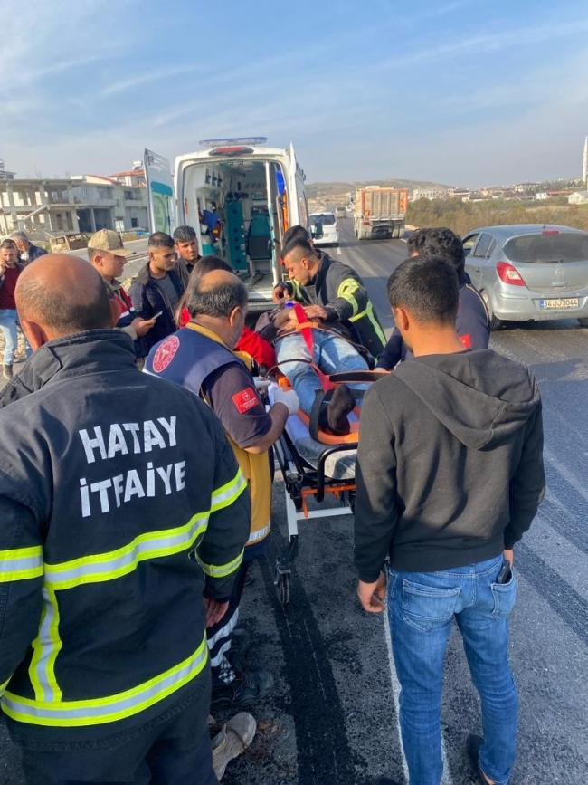 Hatay’da trafik kazası: 1 yaralı