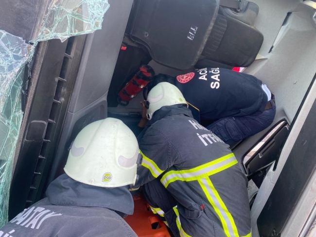 Hatay’da trafik kazası: 1 yaralı