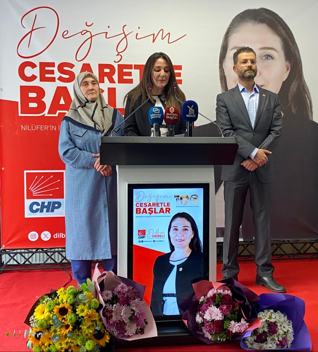 Dilber Dereli Nilüfer'den aday adaylığını açıkladı