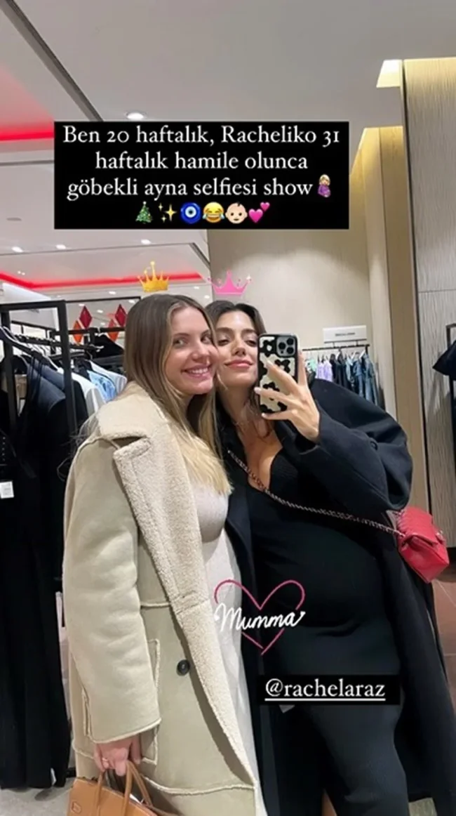 Eda Ece'den karnı burnunda ilk poz
