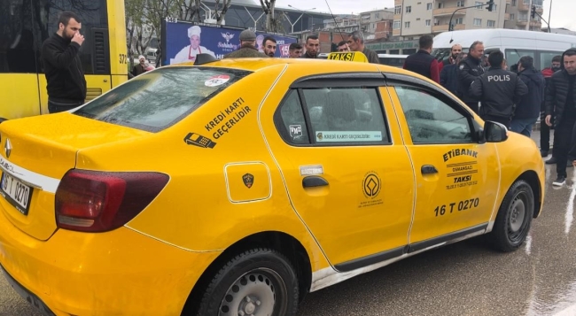 Bursa'da tartıştığı taksi şoförünü boynundan bıçakladı