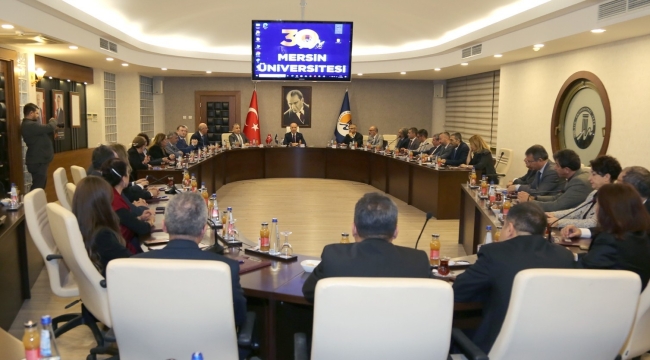 YÖK Başkanı Özvar, MEÜ Senato Toplantısına katıldı