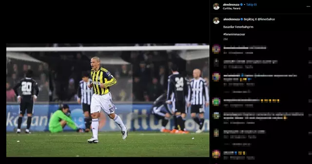 Alex de Souza'dan Fenerbahçe paylaşımı