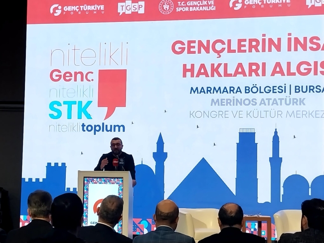 Türkiye Gençlik STK'leri Platformu'nun "Genç Türkiye Forumu" Bursa'da yapıldı