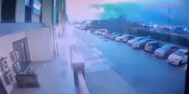 Bursa'da deprem sonrası gizemli ışık!