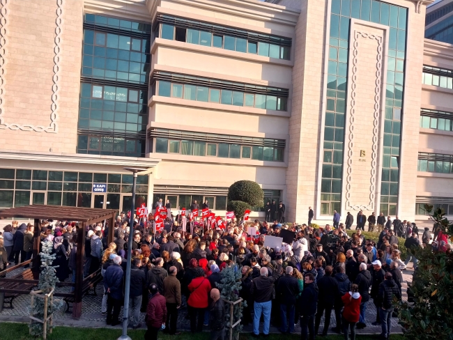 Kayapa çöplüğüne karşı protesto!