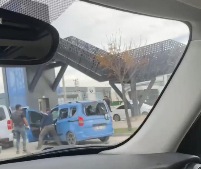 Bursa'da trafikte dehşet anları!