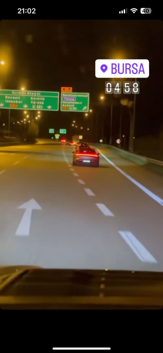 Drift yapmak için başka şehirlerden Bursa'ya geliyorlar!