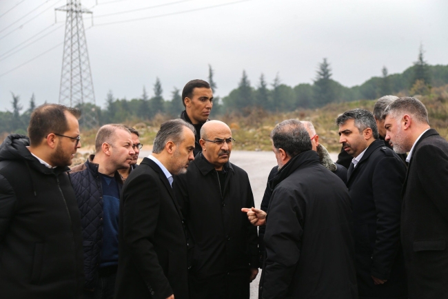 Bursa'da 5 yeni hastane için yerinde inceleme