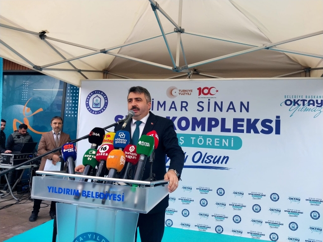 Yıldırım Belediyesi Çok Amaçlı Spor Kompleksi hizmete açıldı