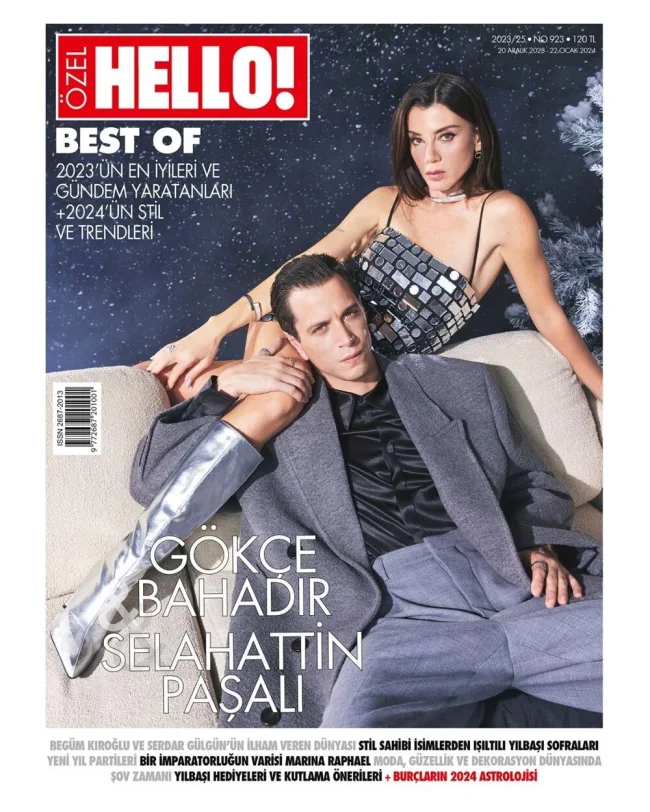Gökçe Bahadır ve Selahattin Paşalı kapak yıldızı oldu