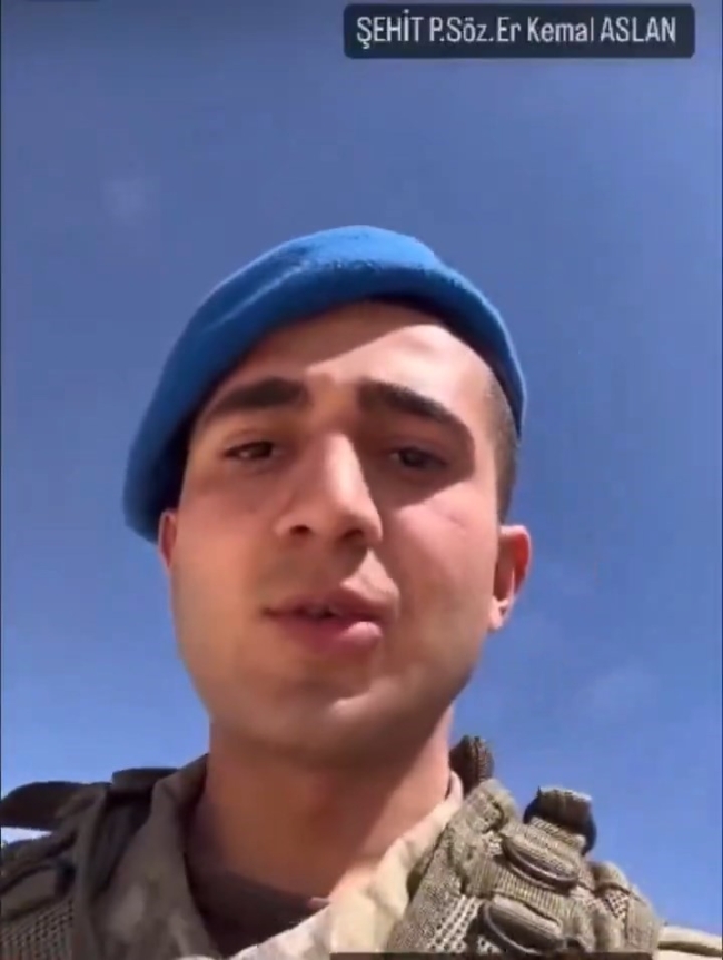 Şehidin son videosu yürekleri parçaladı