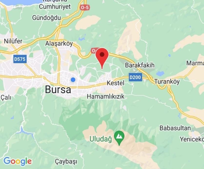 Bursa'da deprem oldu!