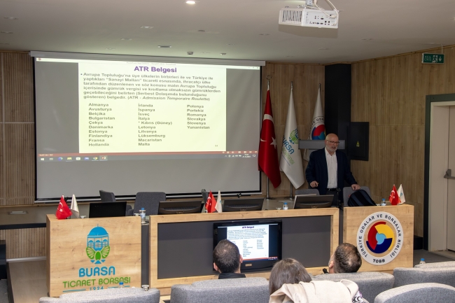 Bursa TB'den, Gıda UR-GE firmalarına temel dış ticaret eğitimi