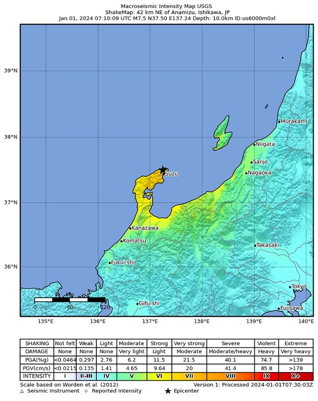 Japonya'daki deprem sonrası 32 bin hane...
