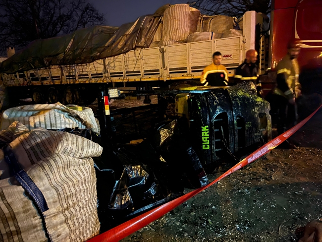 Bursa'da forkliftin altında kalan işçi can verdi!