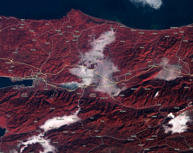 Katliam gibi kazada sisin uydu sistemine fotoğrafı yansıdı