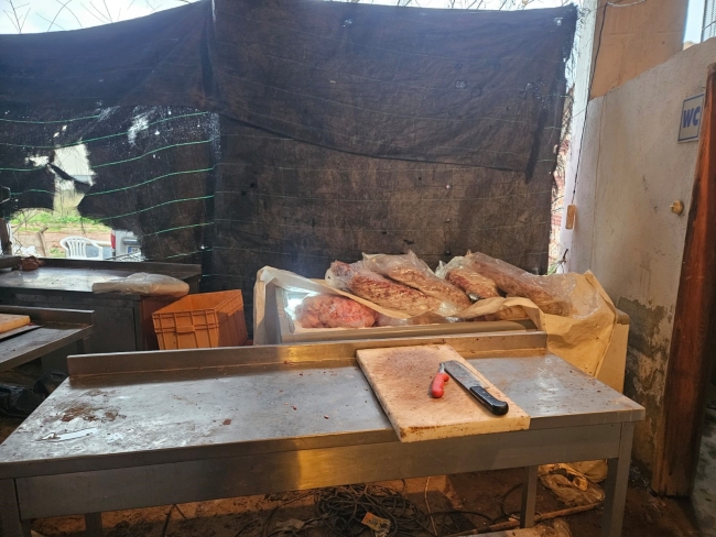 Bursa'da site otoparkında şok manzara!